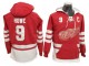 Detroit Red Wings #9 Gordie Howe Hoodie - Red/White