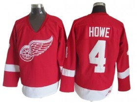 Detroit Red Wings #4 Syd Howe 2002 Vintage CCM Jersey - Red/White