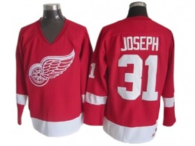 Detroit Red Wings #31 Curtis Joseph 2002 Vintage CCM Jersey - Red/White