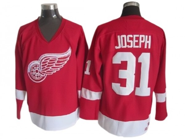 Detroit Red Wings #31 Curtis Joseph 2002 Vintage CCM Jersey - Red/White