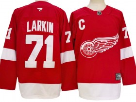 Detroit Red Wings #71 Dylan Larkin Red 2024 Home Jersey