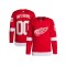 Custom Detroit Red Wings Red Home Jersey