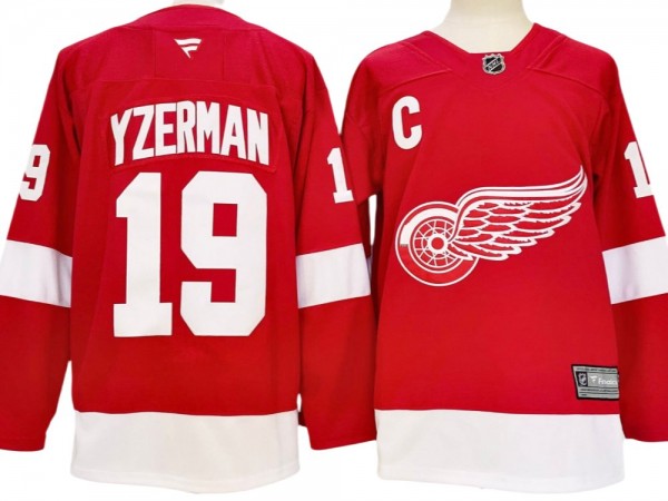 Detroit Red Wings #19 Steve Yzerma Red 2024 Home Jersey