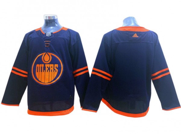 Edmonton Oilers Blank Navy Alternate Jersey