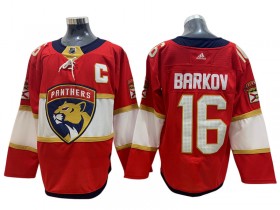 Florida Panthers #5 Aaron Ekblad Red Home Jersey