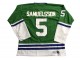 Hartford Whalers #5 Ulf Samuelsson 1989 Vintage CCM Jersey - Green