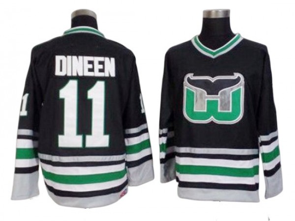 Hartford Whalers #11 Kevin Dineen 1990 Vintage CCM Jersey - Black