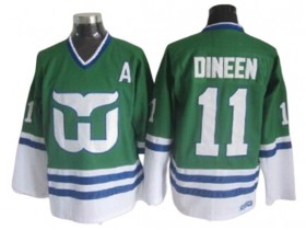 Hartford Whalers #11 Kevin Dineen 1989 Vintage CCM Jersey - Green