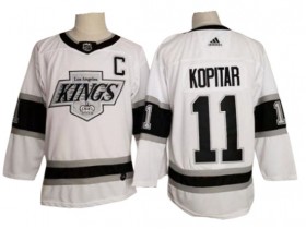 Los Angeles Kings #11 Anze Kopitar White Heritage Premier Jersey