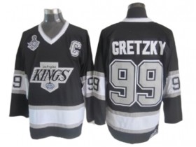 Los Angeles Kings #99 Wayne Gretzky 1993 Vintage CCM Jersey - Black/White