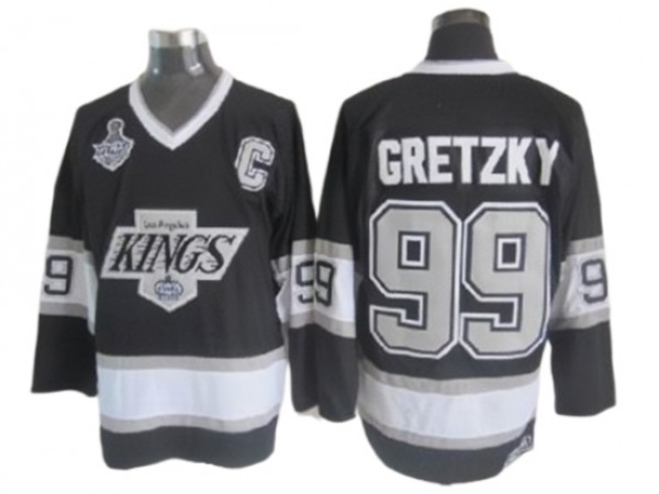 Los Angeles Kings #99 Wayne Gretzky 1993 Vintage CCM Jersey - Black/White