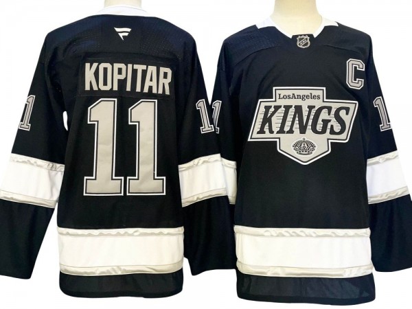 Los Angeles Kings #11 Anze Kopitar Black 2024 Home Jersey