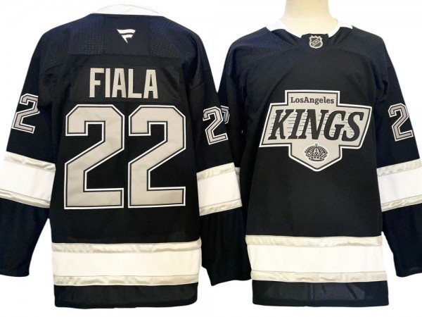 Los Angeles Kings #22 Kevin Fiala Black 2024 Home Jersey