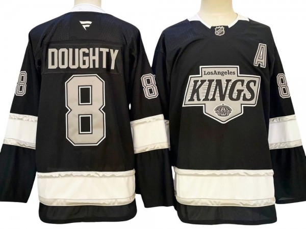 Los Angeles Kings #8 Drew Doughty Black Home 2024 Jersey