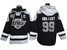 Los Angeles Kings #99 Wayne Gretzky Black Pullover Hoodie