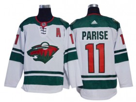 Minnesota Wild #11 Zach Parise White Away Jersey