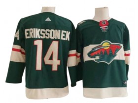 Minnesota Wild #14 Joel Eriksson Green Home Jersey