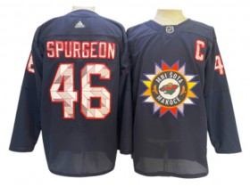 Minnesota Wild #46 Jared Spurgeon Navy Native American Heritage Day Jersey