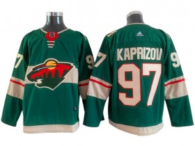 Minnesota Wild #97 Kirill Kaprizov Green Home Jersey