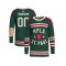 Custom Minnesota Wild Green Winter Classic Jersey