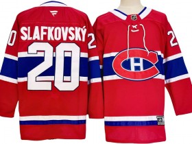 Montreal Canadiens #20 Juraj Slafkovsky Red Home 2024 Jersey