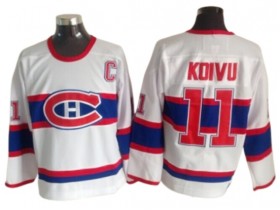 Montreal Canadiens #11 Brendan Gallagher White 1946 Vintage CCM Jersey