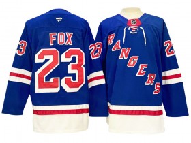 New York Rangers #23 Adam Fox Blue Home 2024 Jersey