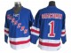 New York Rangers #1 Eddie Giacomin Vintage CCM Jersey - Blue/White