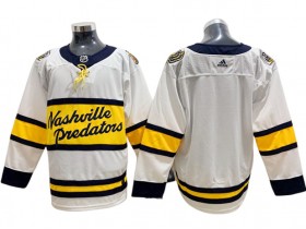 Nashville Predators Blank White 2020 Winter Classic Jersey