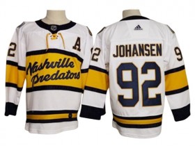 Nashville Predators #92 Ryan Johansen White 2020 Winter Classic Jersey