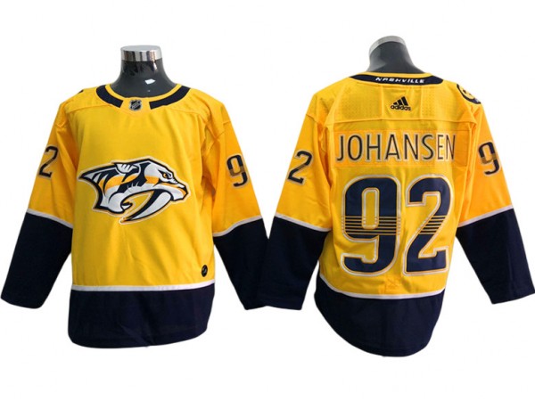 Nashville Predators #92 Ryan Johansen Gold Home Jersey