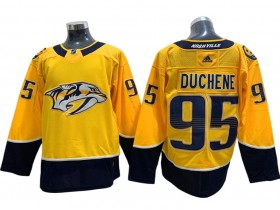 Nashville Predators #95 Matt Duchene Gold Jersey