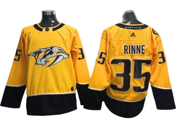 Nashville Predators #35 Pekka Rinne Gold Home Jersey