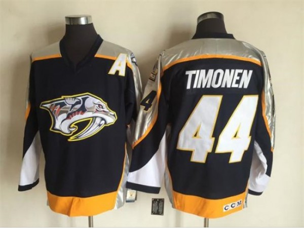 Nashville Predators #44 Kimmo Timonen Black 2006 Vintage CCM Jersey