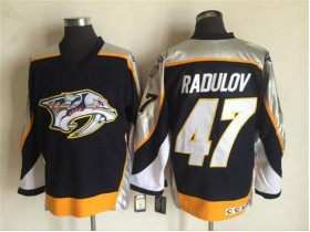 Nashville Predators #47 Alexander Radulov Black 2006 Vintage CCM Jersey