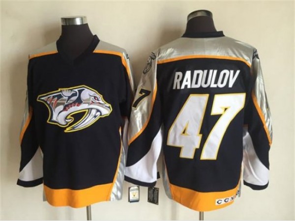 Nashville Predators #47 Alexander Radulov Black 2006 Vintage CCM Jersey