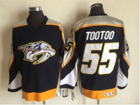 Nashville Predators #55 Jordin Tootoo Black 2006 Vintage CCM Jersey