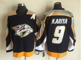 Nashville Predators #9 Paul Kariya Black 2006 Vintage CCM Jersey