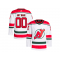 Custom New Jersey Devils White Alternate Jersey