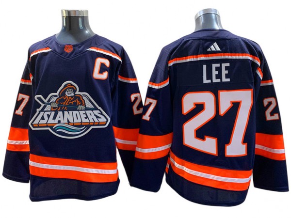 New York Islanders #27 Anders Lee Navy Reverse Retro 2.0 Jersey