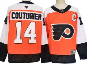 Philadelphia Flyers #14 Sean Couturier Orange 2024 Jersey