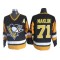 Pittsburgh Penguins #71 Evgeni Malkin Vintage CCM Jersey - Black/White/Yellow