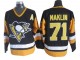 Pittsburgh Penguins #71 Evgeni Malkin Vintage CCM Jersey - Black/White/Yellow