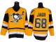 Pittsburgh Penguins #68 Jaromir Jagr Vintage CCM Jersey - Black/White/Yellow