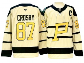 Pittsburgh Penguins #87 Sidney Crosby Cream Winter Classic Jersey