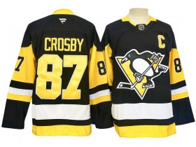 Pittsburgh Penguins #87 Sidney Crosby Black Home 2024 Jersey