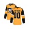 Custom Pittsburgh Penguins Gold Alternate Jersey