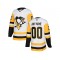 Custom Pittsburgh Penguins White Away Jersey