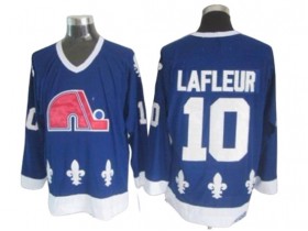 Quebec Nordiques #10 Guy Lafleur Blue Vintage CCM Jersey