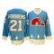 Quebec Nordiques #21 Peter Forsberg Light Blue Vintage CCM Jersey